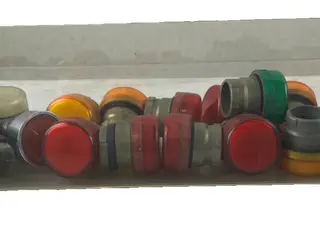 blandet parti 22mm Pilot Light Indicator Heads Red