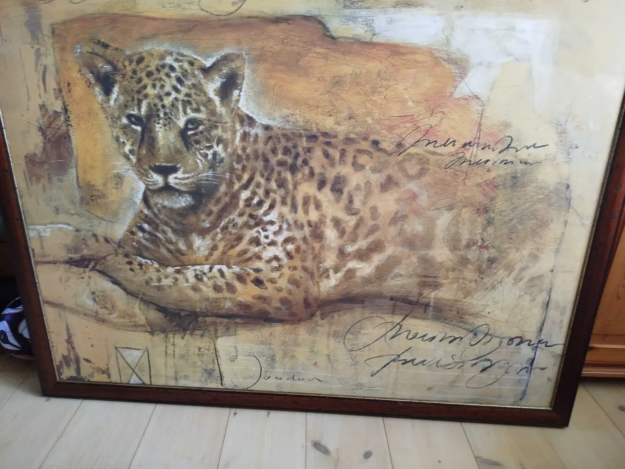 Billede 1 - Stort Joadoor kunstbillede "Wild Life II"