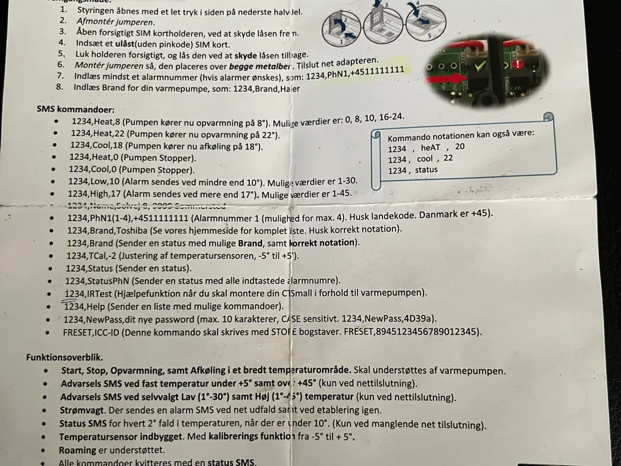 Billede 2 - Styring til Panasonic Varmepumpe 