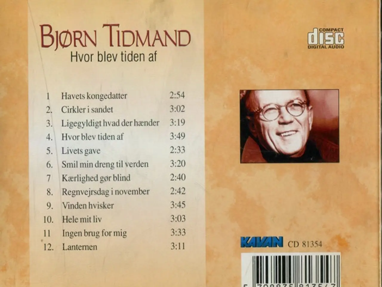 Billede 5 - Bjørn Tidmand – Hvor Blev Tiden Af... – CD