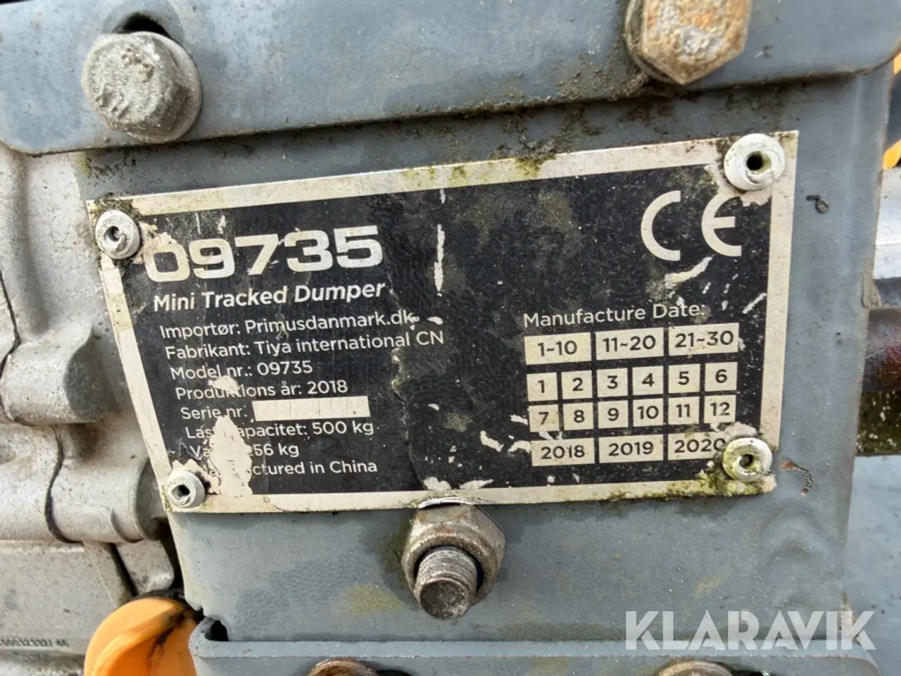 Billede 5 - Minibæltedumper PrimusDanmark 09735