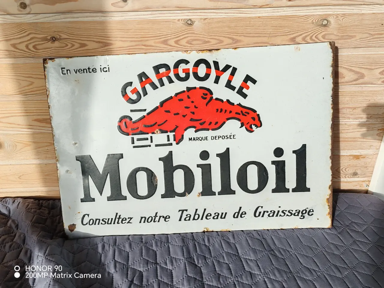 Billede 6 - Emaljeskilt mobiloil (evt bytte)