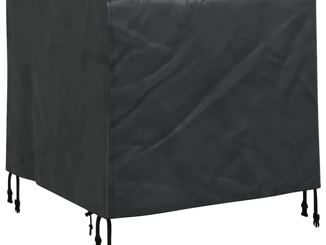 Billede 6 - Udendørs møbelovertræk Sort 74 x 74 x 60 cm 420D Oxford Stof
