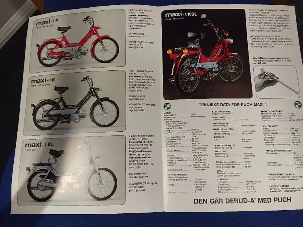 Billede 2 - - .Dansk Puch MAXI brochure