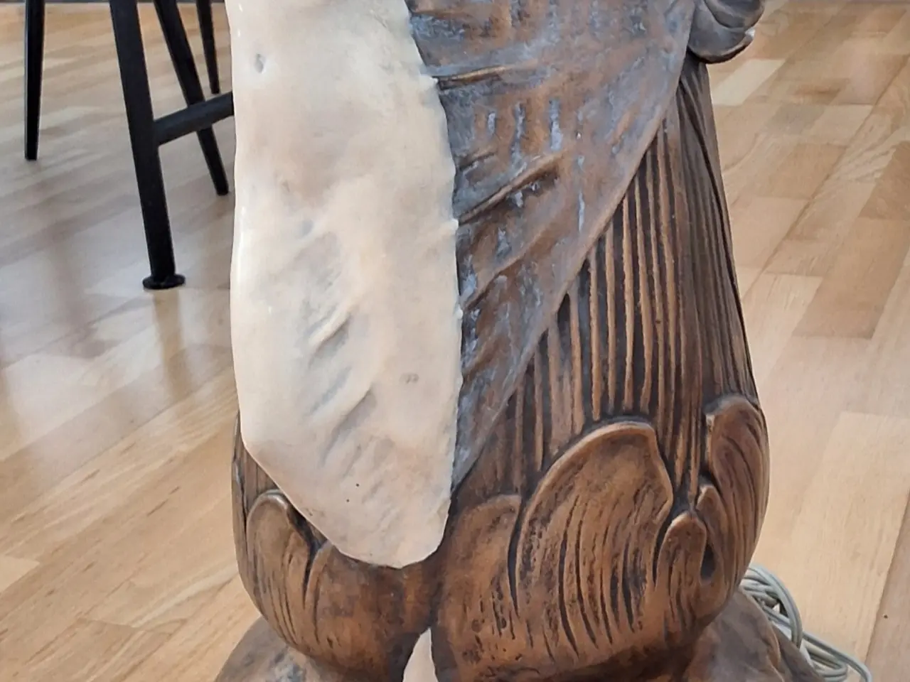 Billede 4 - En ualmindeligt smuk bordlampe / skulptur / antik