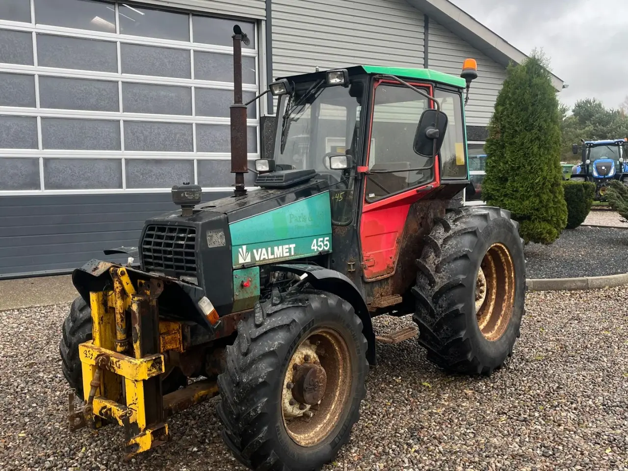 Billede 2 - Valmet 455 Med en slags frontlift