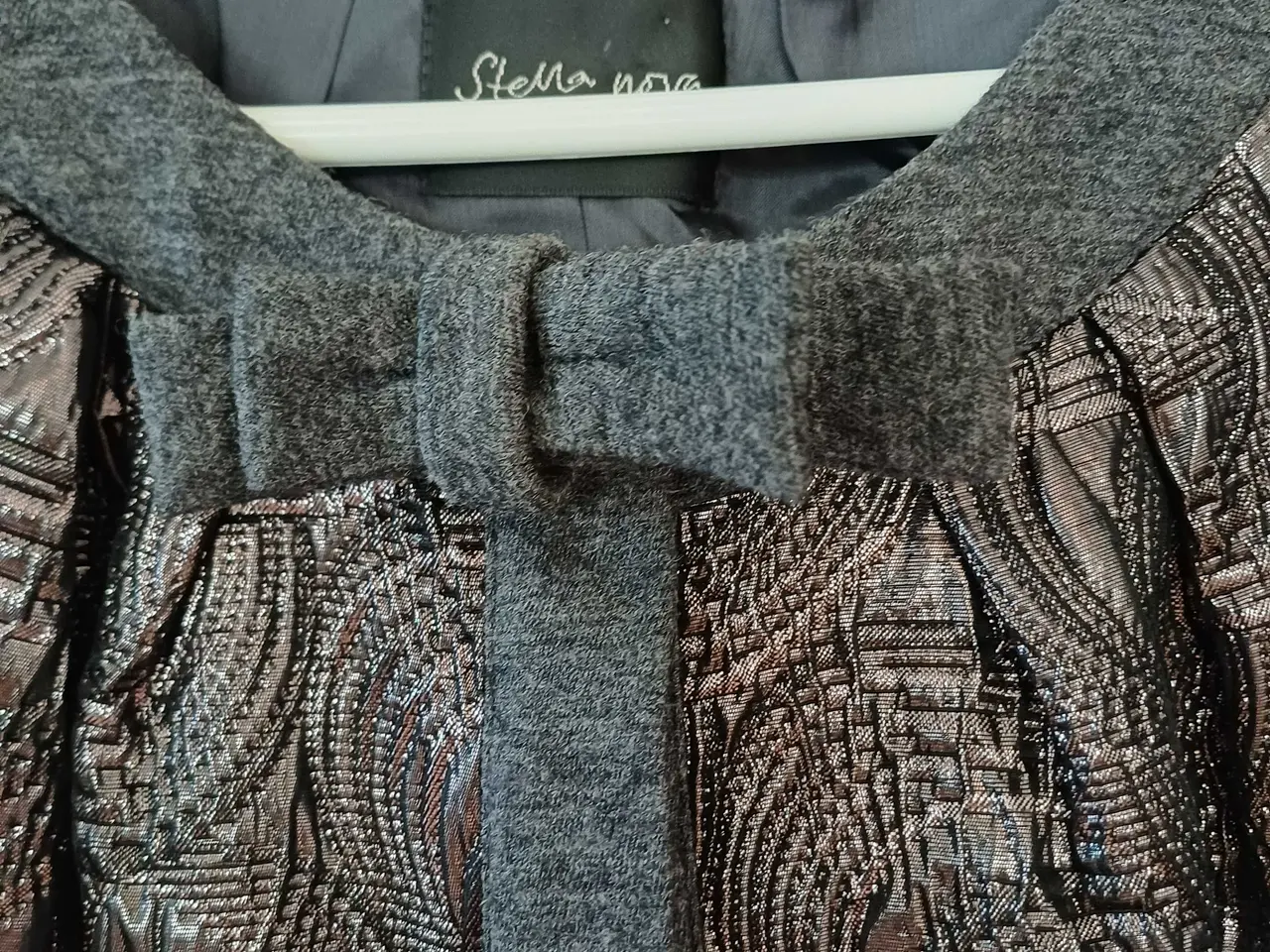 Billede 4 - Stella Nova metallisk crop cardigan str 38