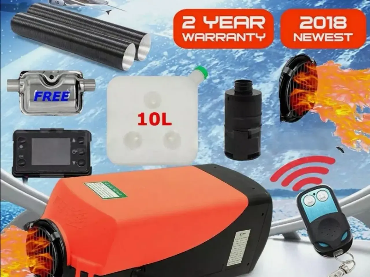 Billede 1 - Diesel kabine varmer 12v