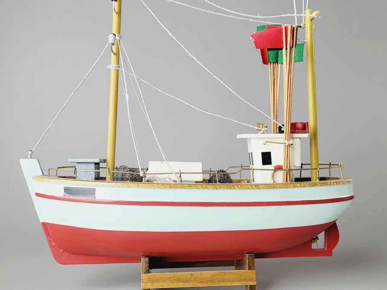 Billede 6 - ⭐️- Fin og detaljeret model af fiskekutter