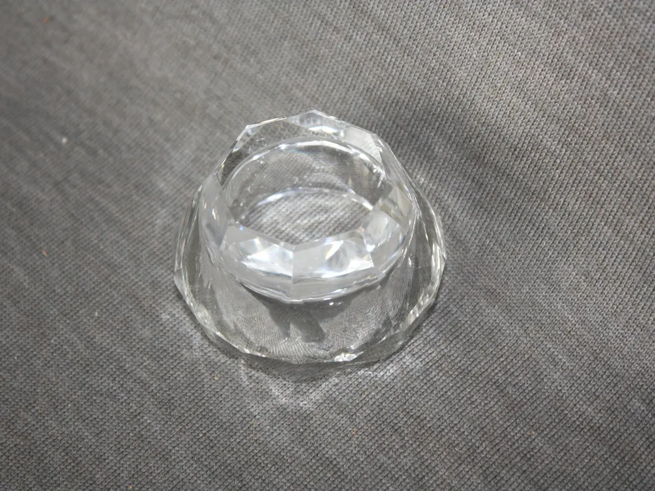 Billede 3 - Krystal fingersalt skål / saltkar diam 6,5 cm