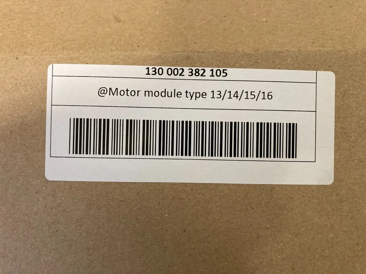 Billede 2 - 130002382105 Motor modul Type 13/14/15/16 PCB,