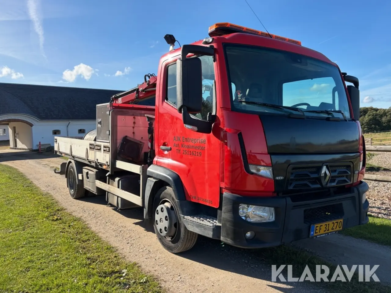 Billede 2 - Kranbil Renault D-serien D 7.5 180