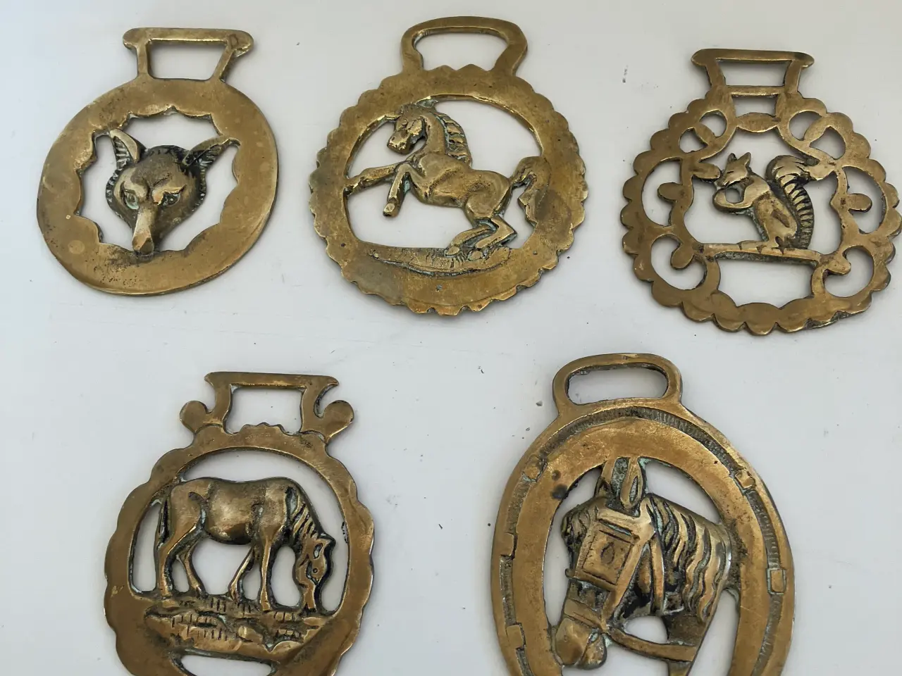 Billede 1 - Messing ornamenter til ride sele