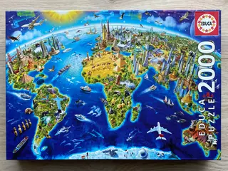 World Landmarks Globe (A. Chesterman) 2000 brikker