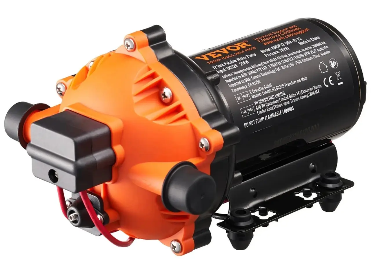 Billede 1 - VEVOR 12 V membranpumpe – 18,93 l/min