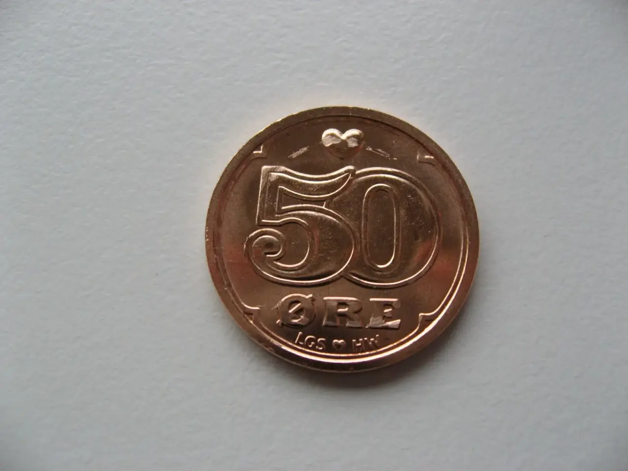 Billede 3 - Begge 50 ører 2016 møntmester LGS & JS
