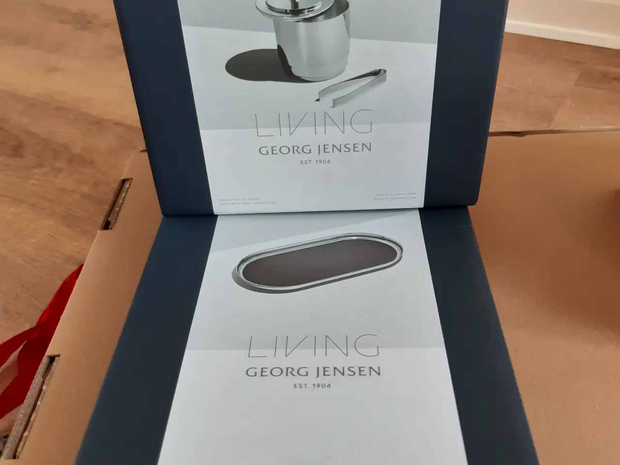 Billede 1 - Georg Jensen Manhattan - isspand & bakke