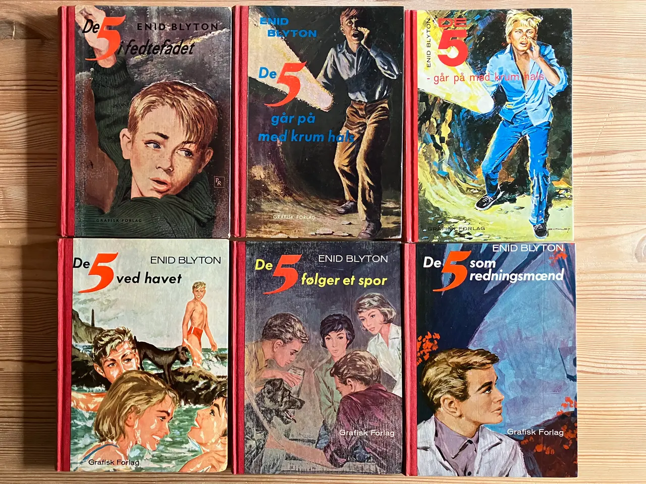 Billede 5 - 33 gamle bøger af Enid Blyton, Grafisk Forlag