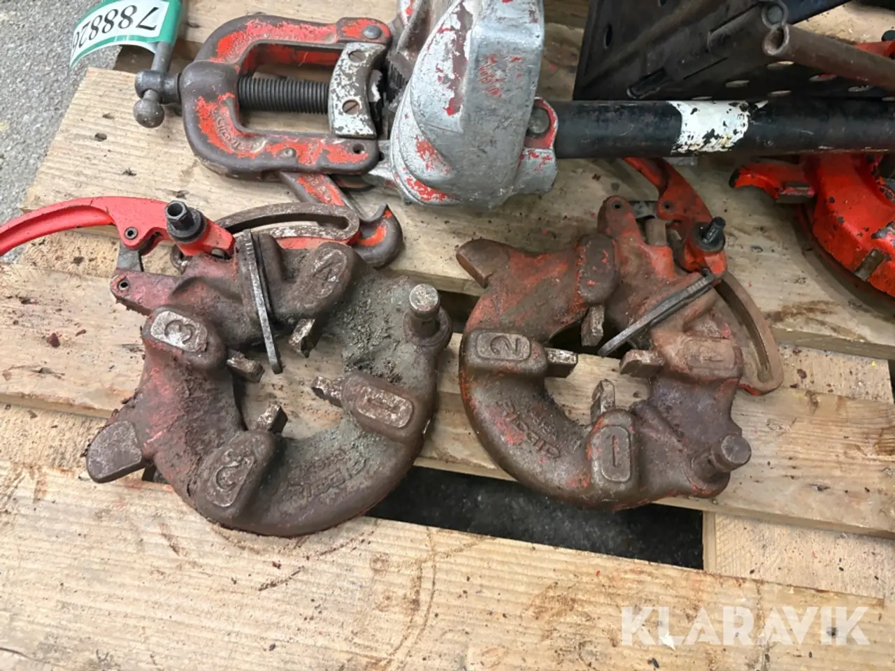 Billede 5 - Værktøj til gevindskæring Ridgid - 1 palle
