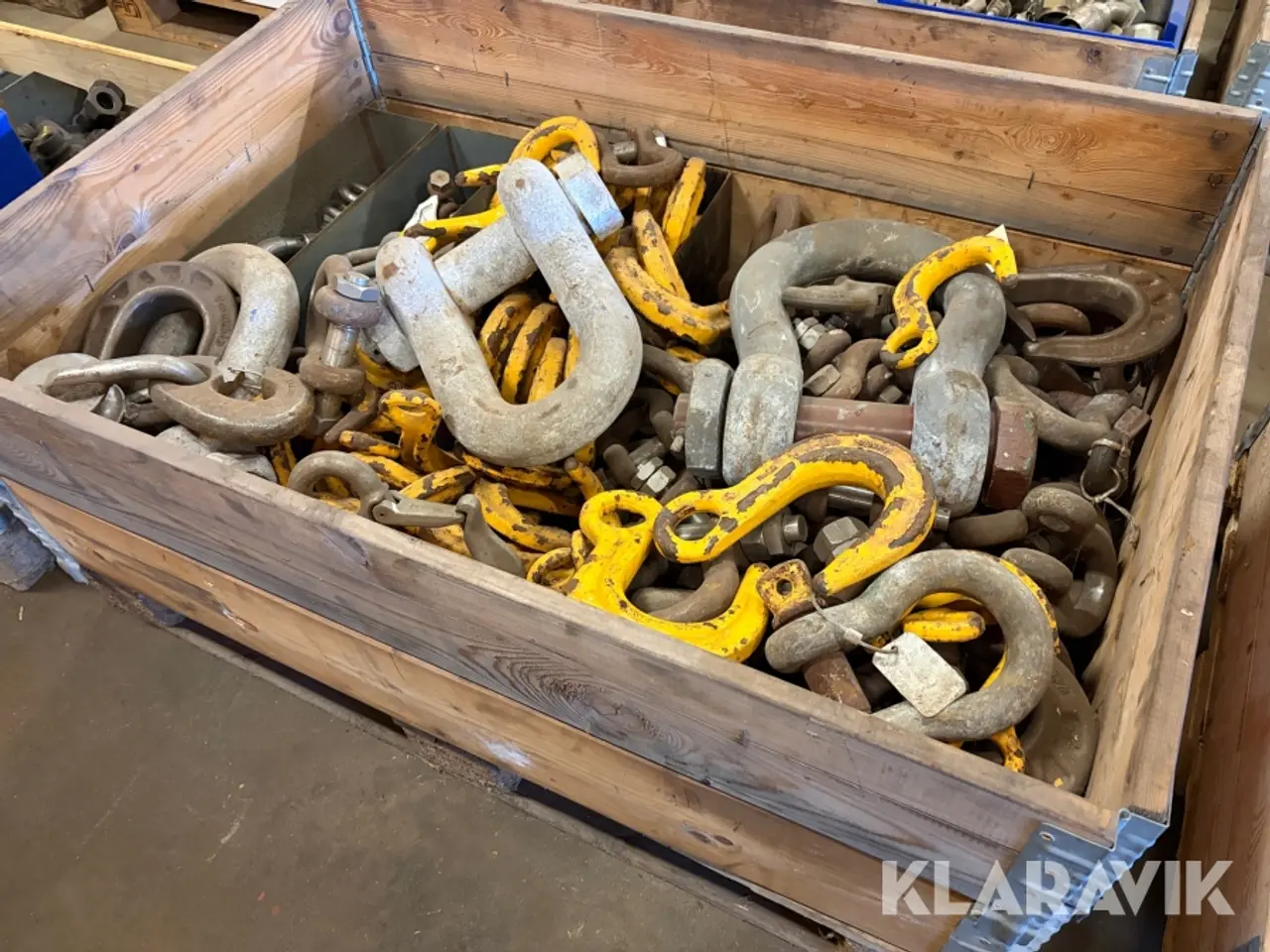 Billede 1 - Lot - kroge og sjækler 1 palle