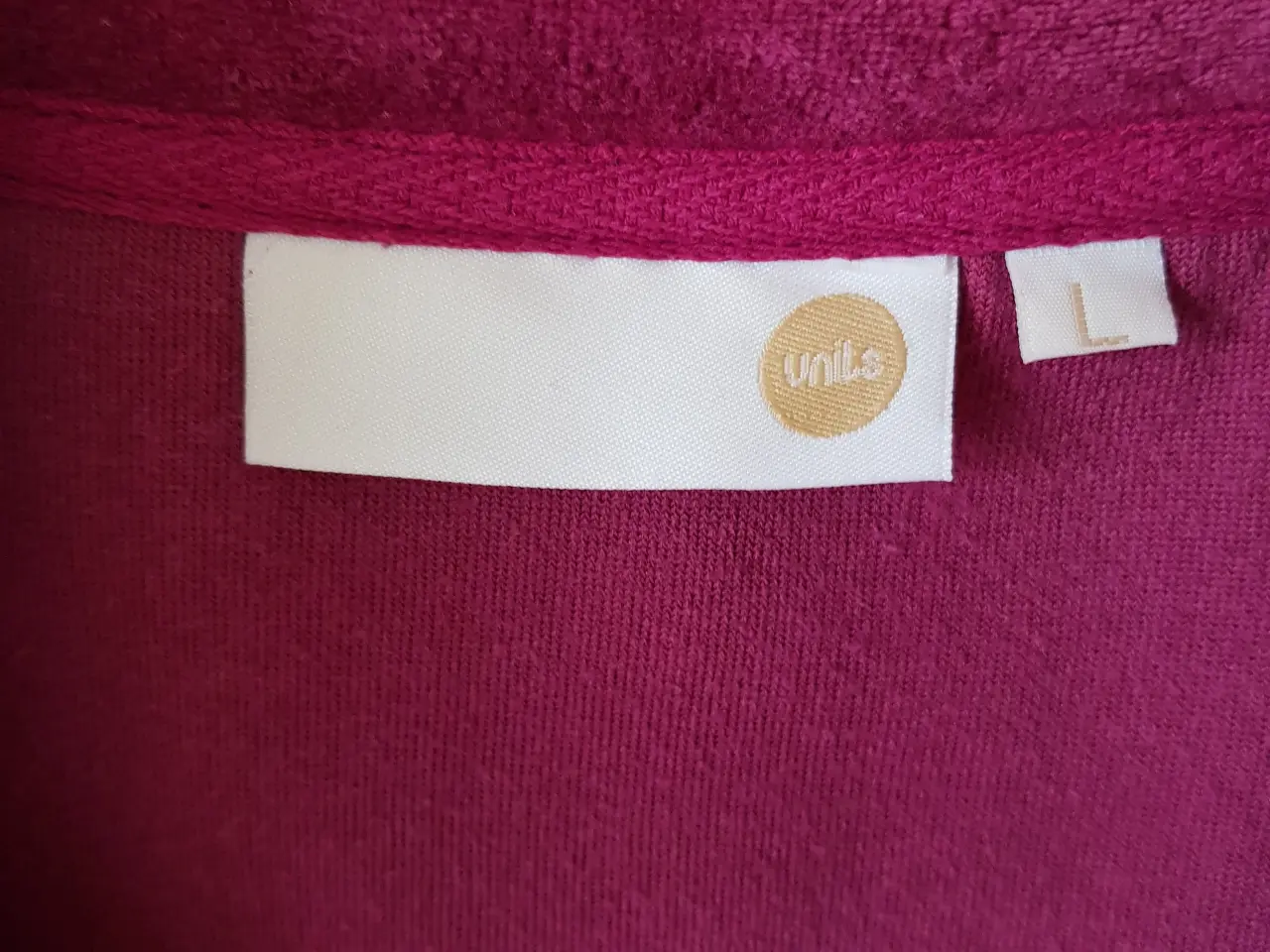 Billede 2 - Cardigan, lilla velour, flot