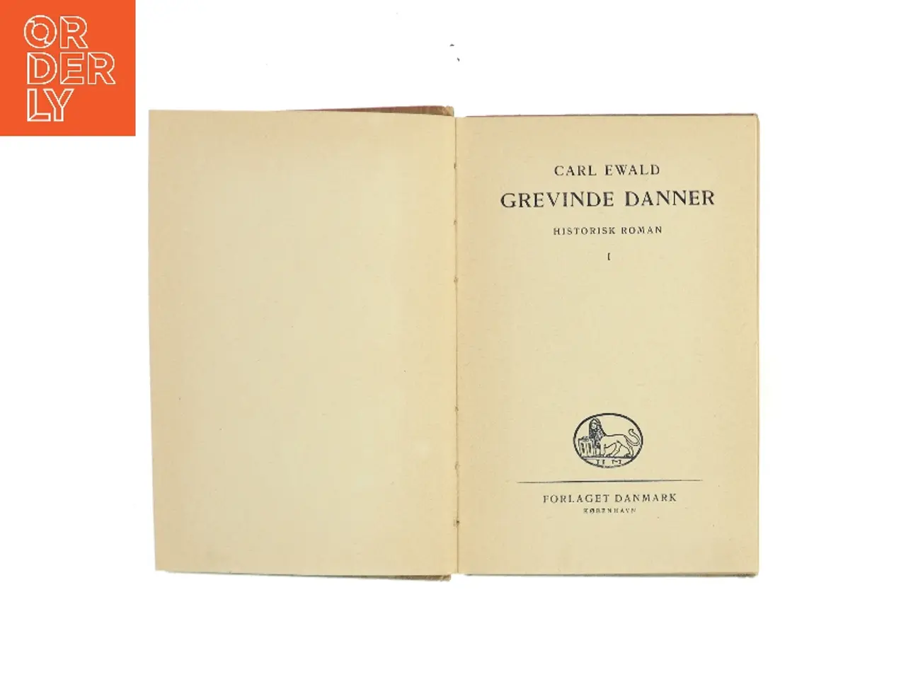 Billede 1 - Grevinde Danner af Carl Ewald (Bog)