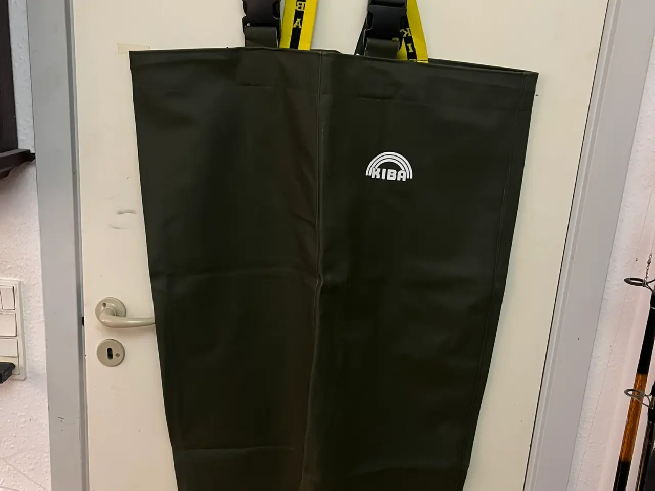 Billede 1 - KIBA Regn/fiskeoveralls,sele 100 % PVC str. 44/47