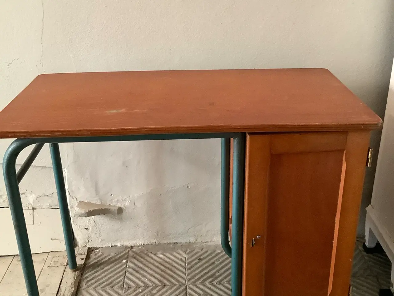 Billede 1 - Vintage Fransk skolebord-skrivebord