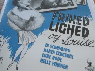 FRIHED, LIGHED OG LOUISE. Dvd.