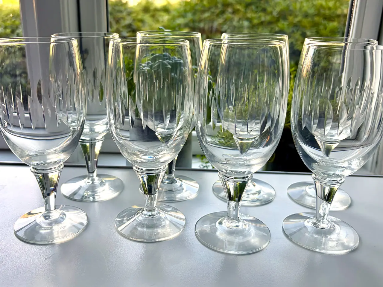 Billede 1 - LEONORA ølglas - 8 stk. Holmegaard