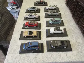 11 stk Forskellige Mercedes Benz modeller