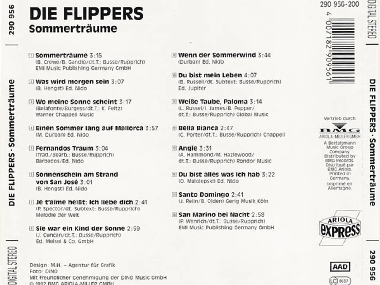 Billede 2 - Die Flippers – Sommerträume – CD