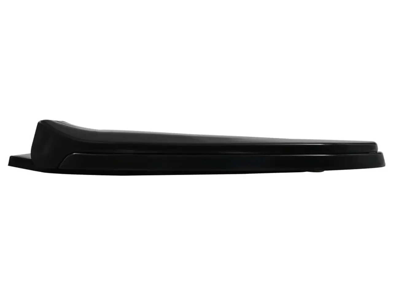 Billede 4 - Toiletsæde med soft-close og quick release - sort, 42,5 × 34 cm