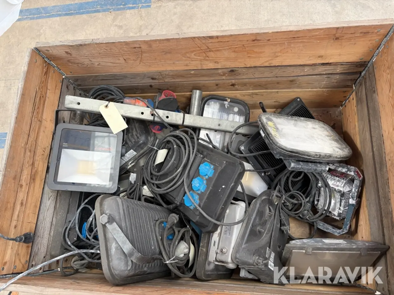 Billede 5 - Arbejdslamper med stativ til byggepladsbelysning