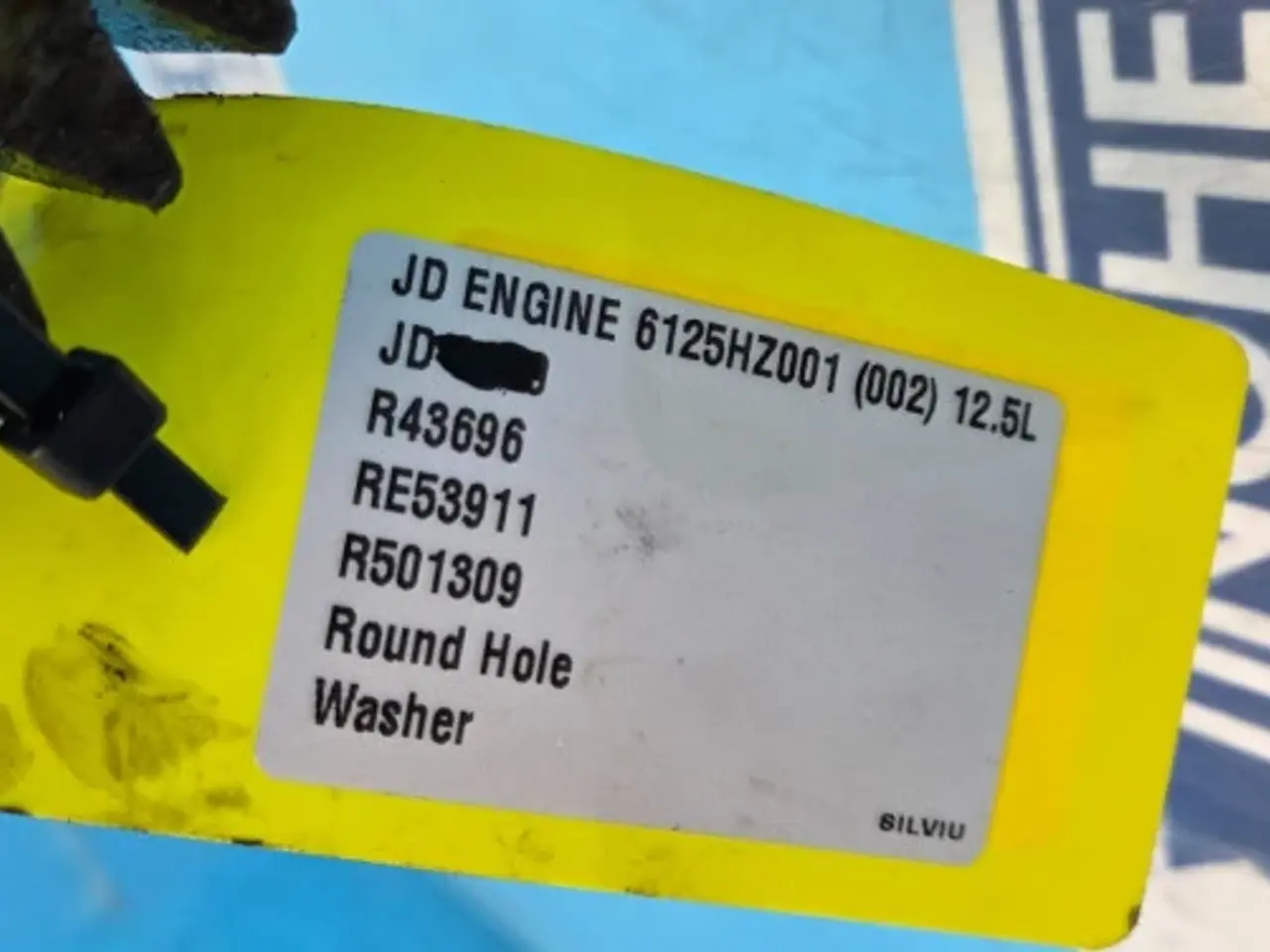 Billede 10 - John Deere 6125HZ001 Plade R501309