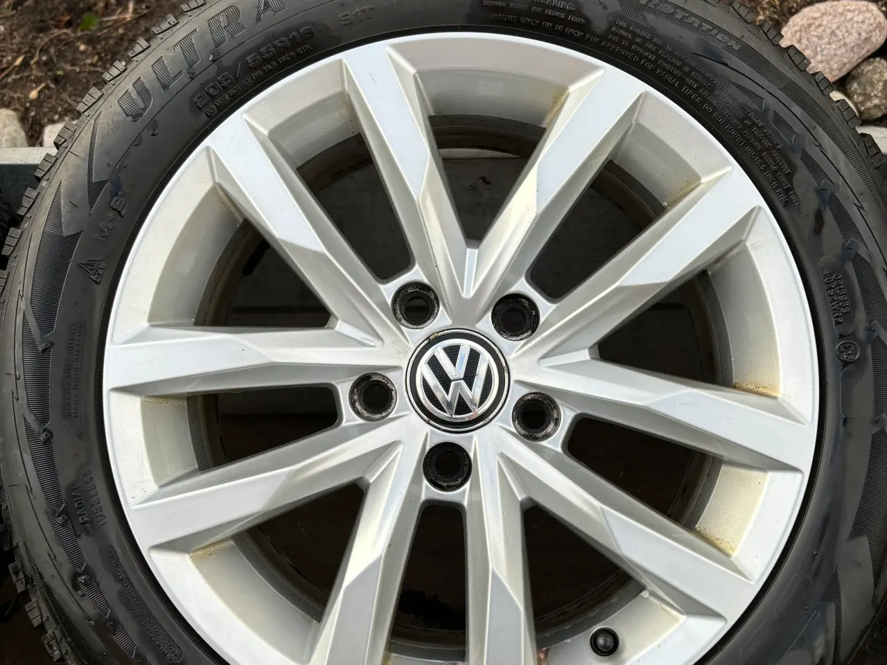 Billede 6 - Originale VW fælge til Passat/Golf med vinterdæk