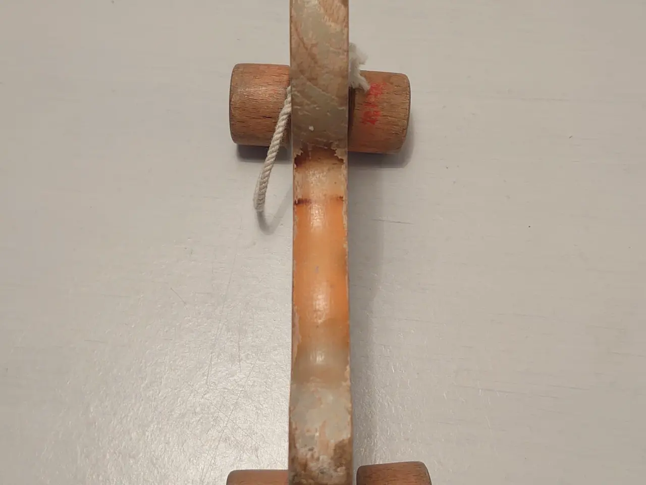 Billede 4 - Gammel tysk Verthofa træk hest i træ. L.17cm