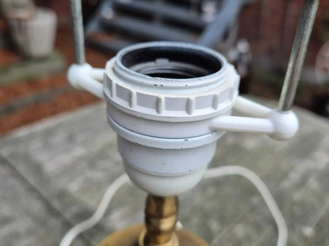 Billede 9 - Sjælden bordlampe fra Lyngby Glas