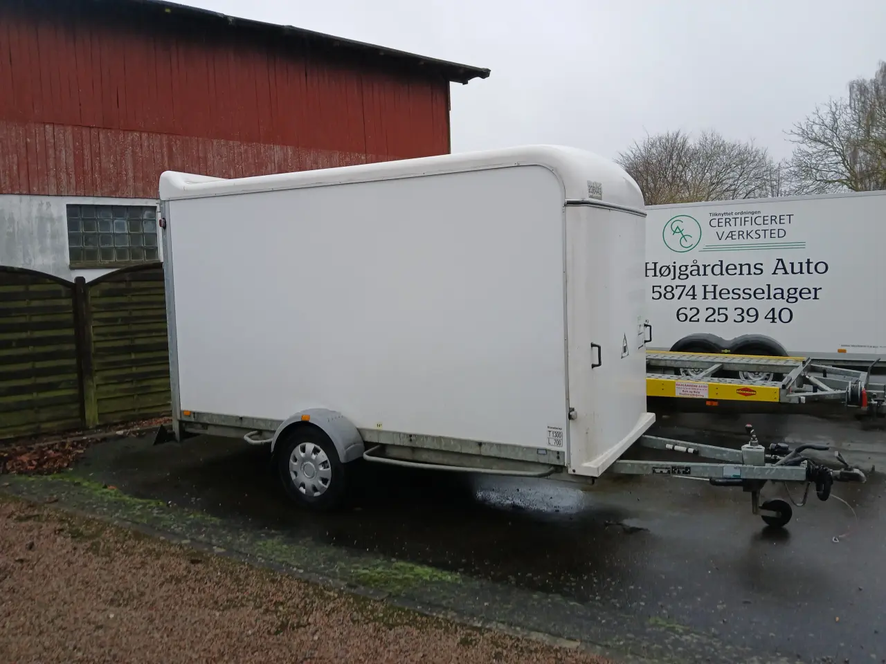 Billede 1 - Leje af 1300 Kg Flyttetrailer 11 Kbm med rampe
