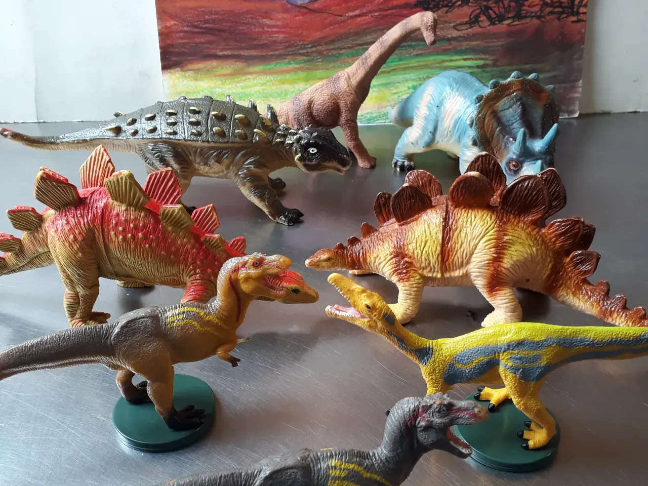 Billede 2 - 8 Dino Figurer