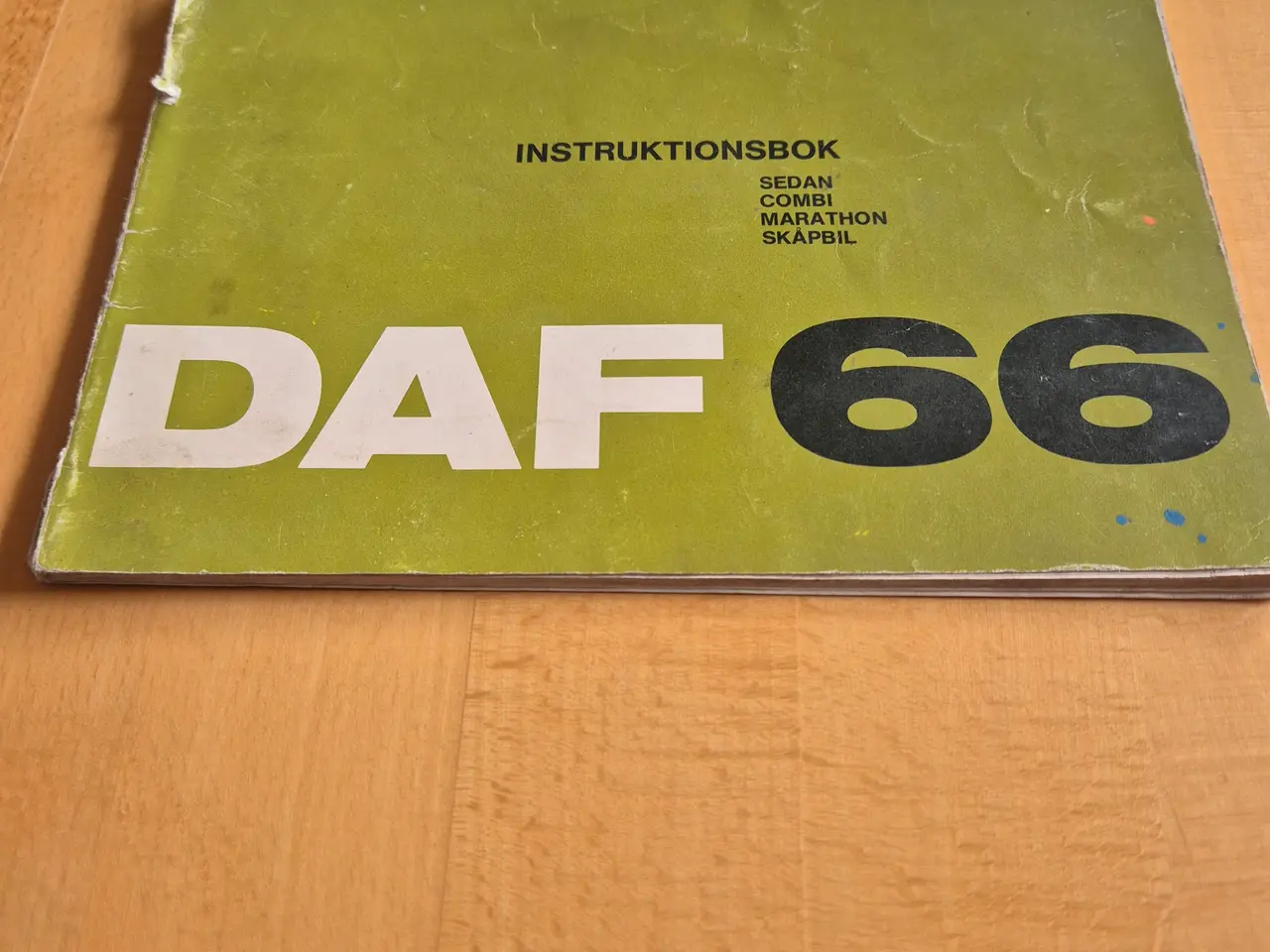Billede 1 - Instruktionsbog DAF 66