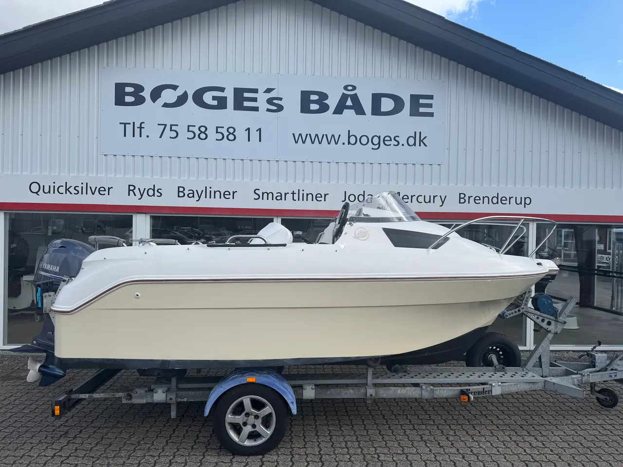 Billede 3 - 470 Cruiser med 50 hk Yamaha-EFI F50 4 takt og 161000B Brenderup bådtrailer