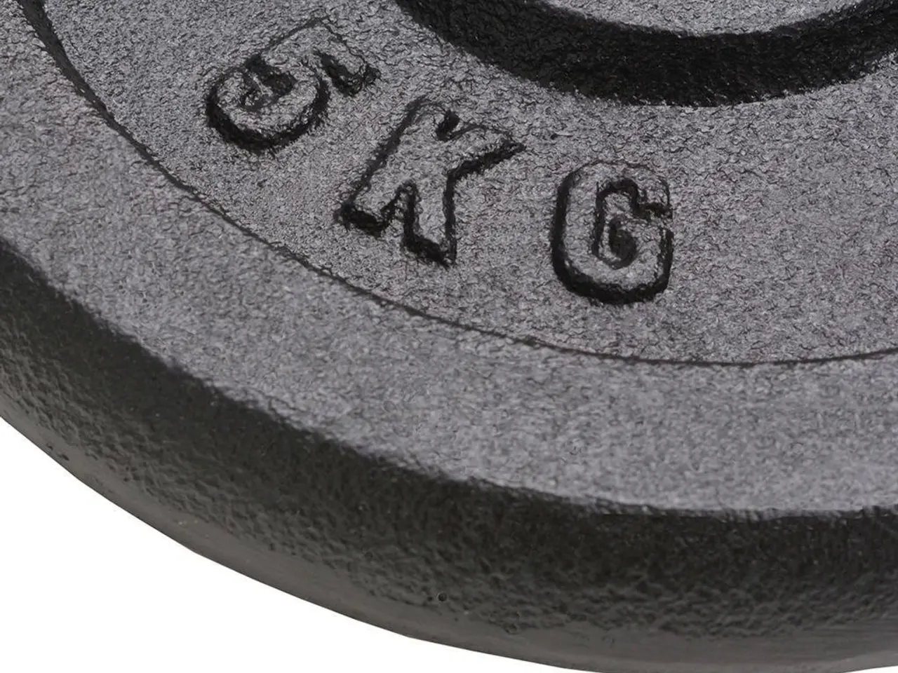 Billede 4 - Vægtplader 4 stk. - 4×5 kg støbejern, 30 mm hul