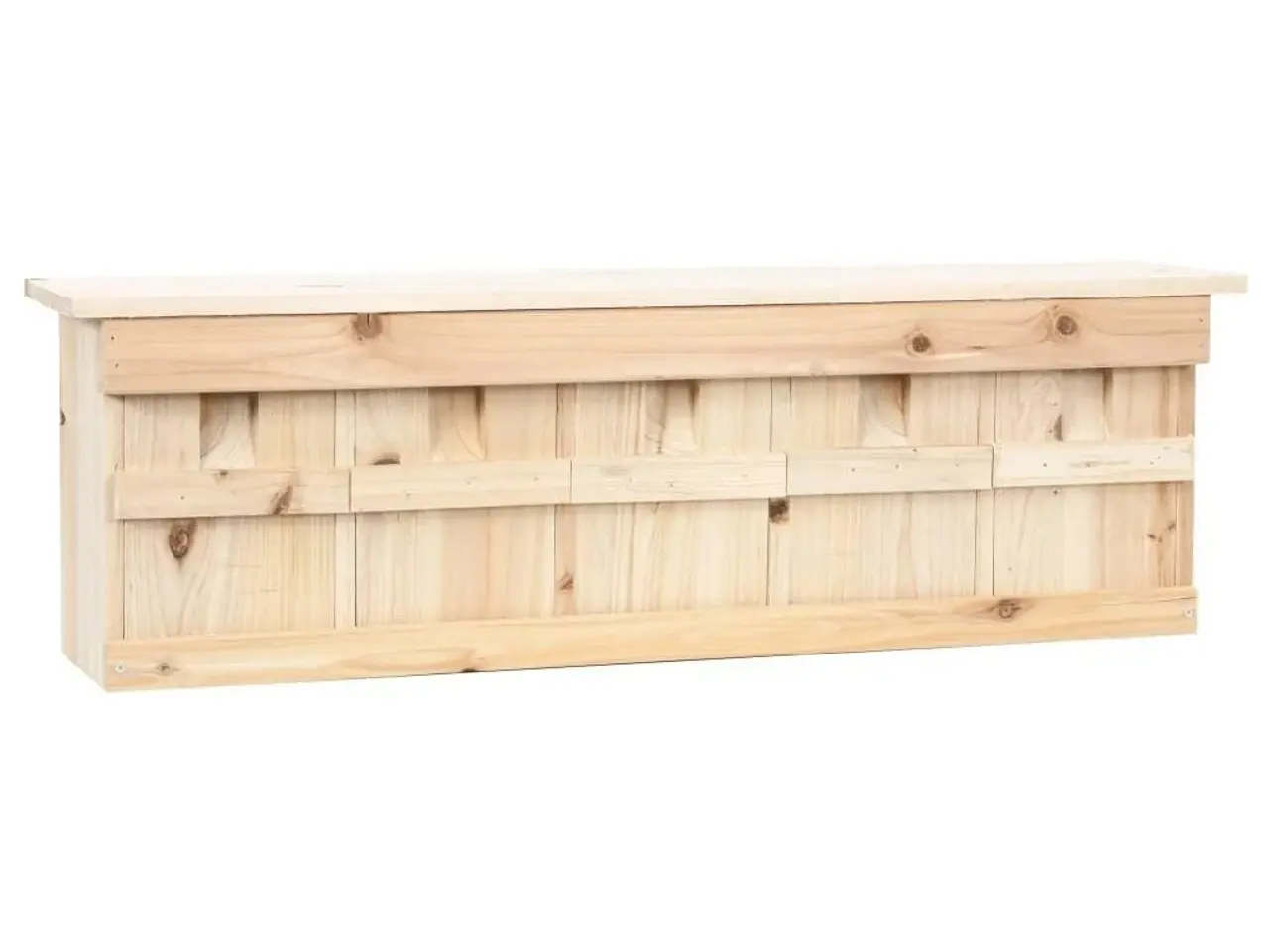 Billede 1 - Spurvehus med 5 rum 68×15×21 cm i fyrretræ