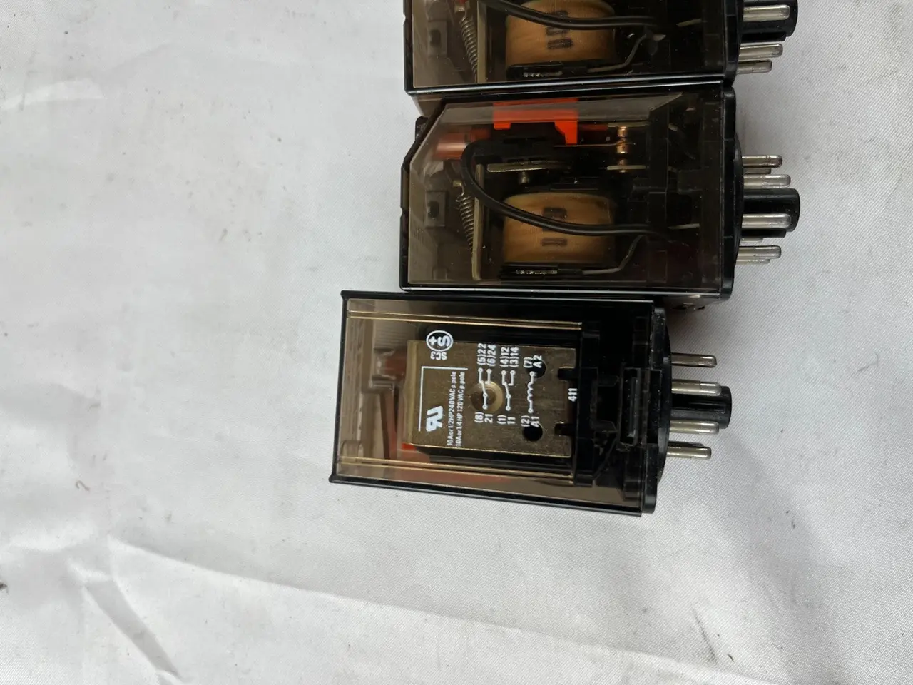 Billede 7 - Schrack MR206024 Multimode relæ 24V AC 10A Octal –