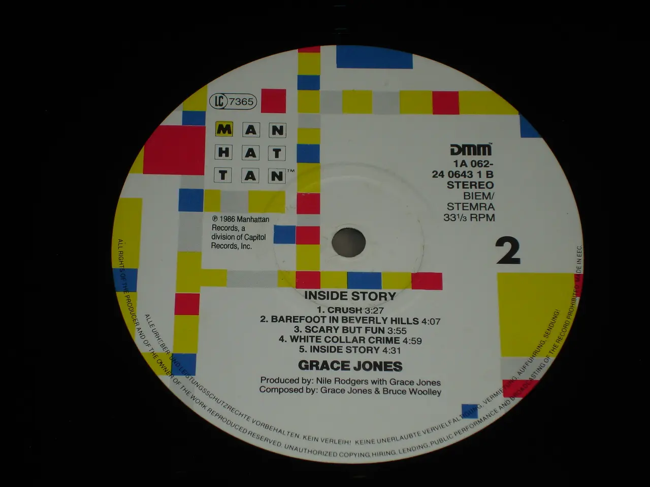 Billede 4 - (Sender gerne) Grace Jones – Inside Story