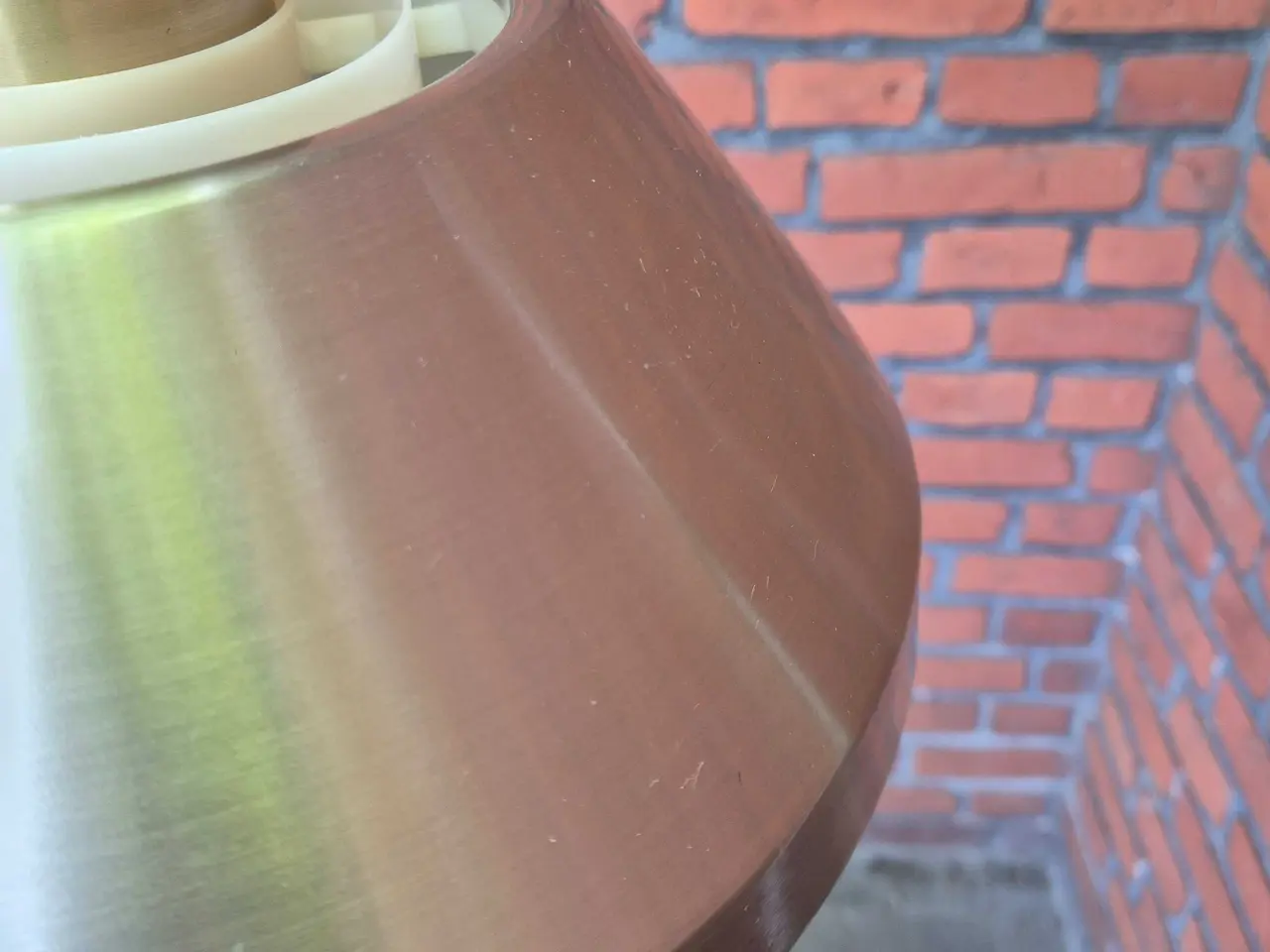 Billede 14 - Messinglampe med gode lyseffekter