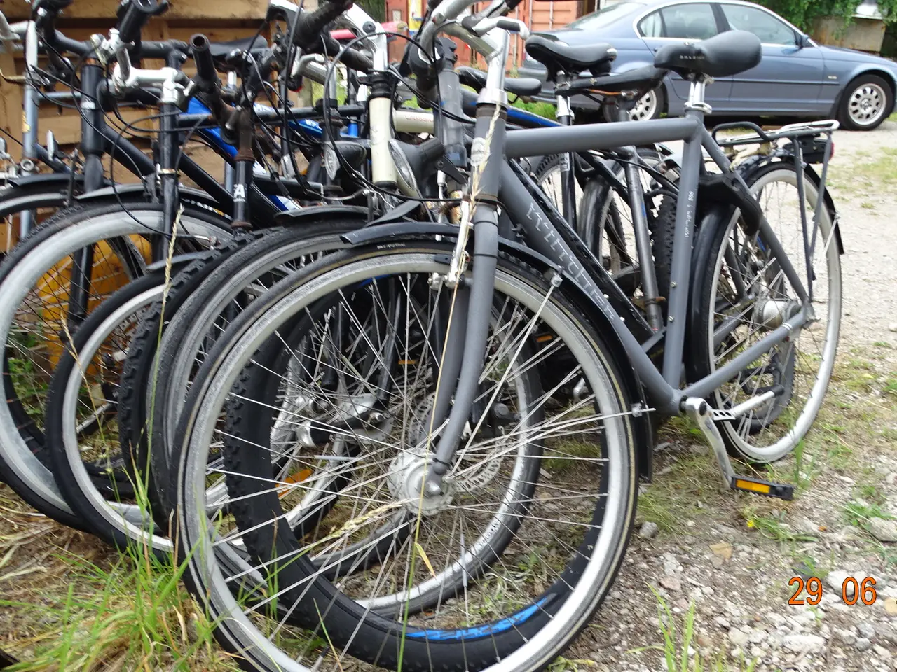 Billede 2 - 9 gamle cykler.