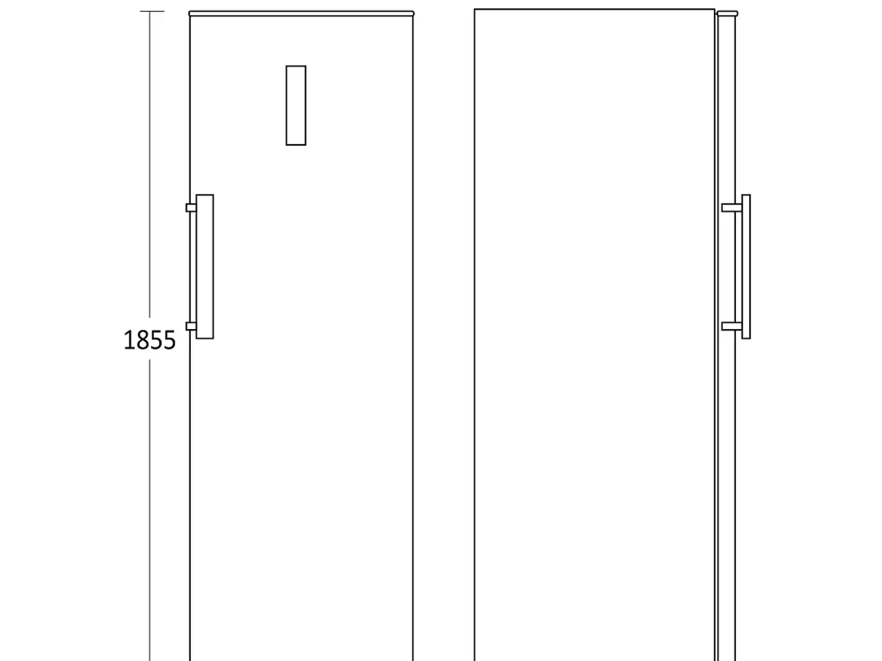 Billede 3 - Fritstående Køleskab 370 L – SKS 452 W