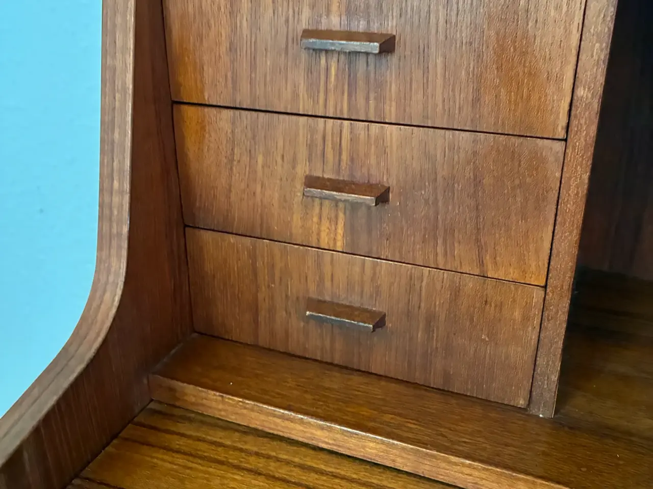 Billede 4 - Retro teak skrivebord
